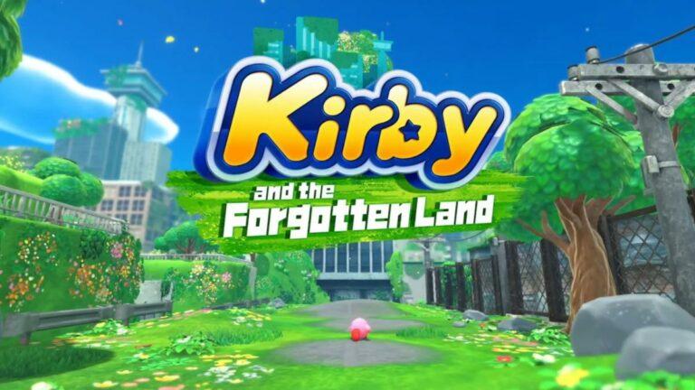 The promo image for Kirby and the Forgotten Land