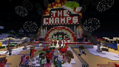 The champion area in Minecraft Championships