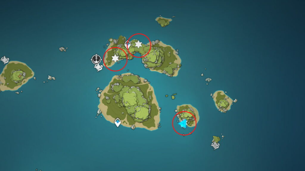 Conchas fantasmales de la isla vinculada de Influence Genshin
